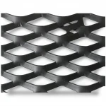 Hot Rolled (Black) Steel Expanded Metal Mesh  [Watad] Thickness 1.7 mm Width 1.22 meter Length 1 meter | Bait Al Tatawor Company