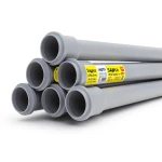 أنابيب UPVC ضغط 16 بار مقاس 40 مم سماكة 3 ملم لون رمادي، Sappco | سابكو