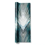ورق جداري ايطالي تصميم نقشات 10 م×0.70 م لون فيروزي