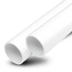 UPVC Pipes Nominal Pressure 6 Bar Outside Diameter 110 mm Thickness 2.7 mm White