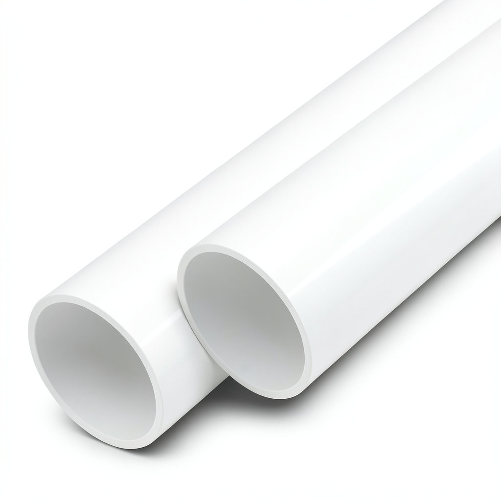 مواسير UPVC مقاس ½ إنش سمك 2.77 مم لون أبيض جدول 40