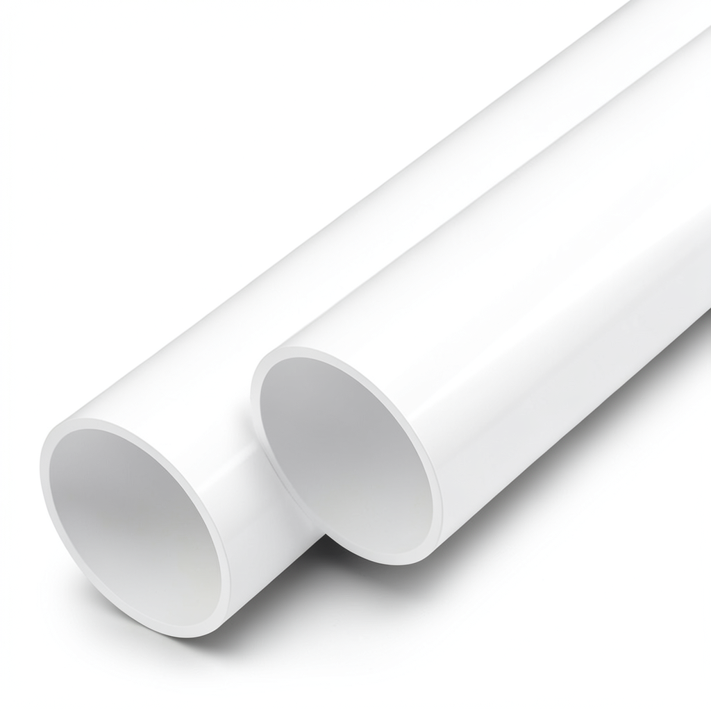 مواسير UPVC مقاس ¾ إنش جدول 40 سمك 2.87 مم لون أبيض