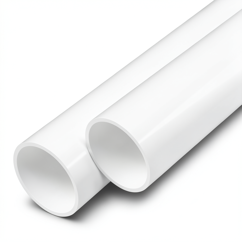 مواسير UPVC الوطني جدول 40 مقاس 2 إنش سمك 3.91 مم لون أبيض
