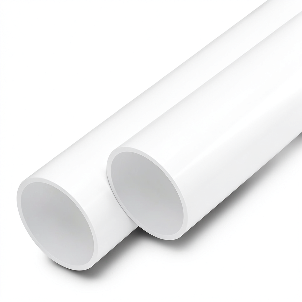 UPVC Pipes National Schedule 40 Size 2 ½ inch Thickness 5.16 mm Weight 1.65 kg/m White