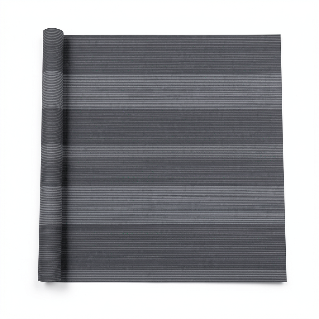 Italian Wallpaper Striped Design 10m x 1.06m, Dark Gray, Model 700025