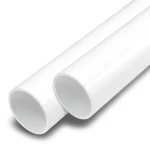 UPVC Pipes Nominal Pressure 6 Bar Outside Diameter 40 mm Thickness 1.5 mm White