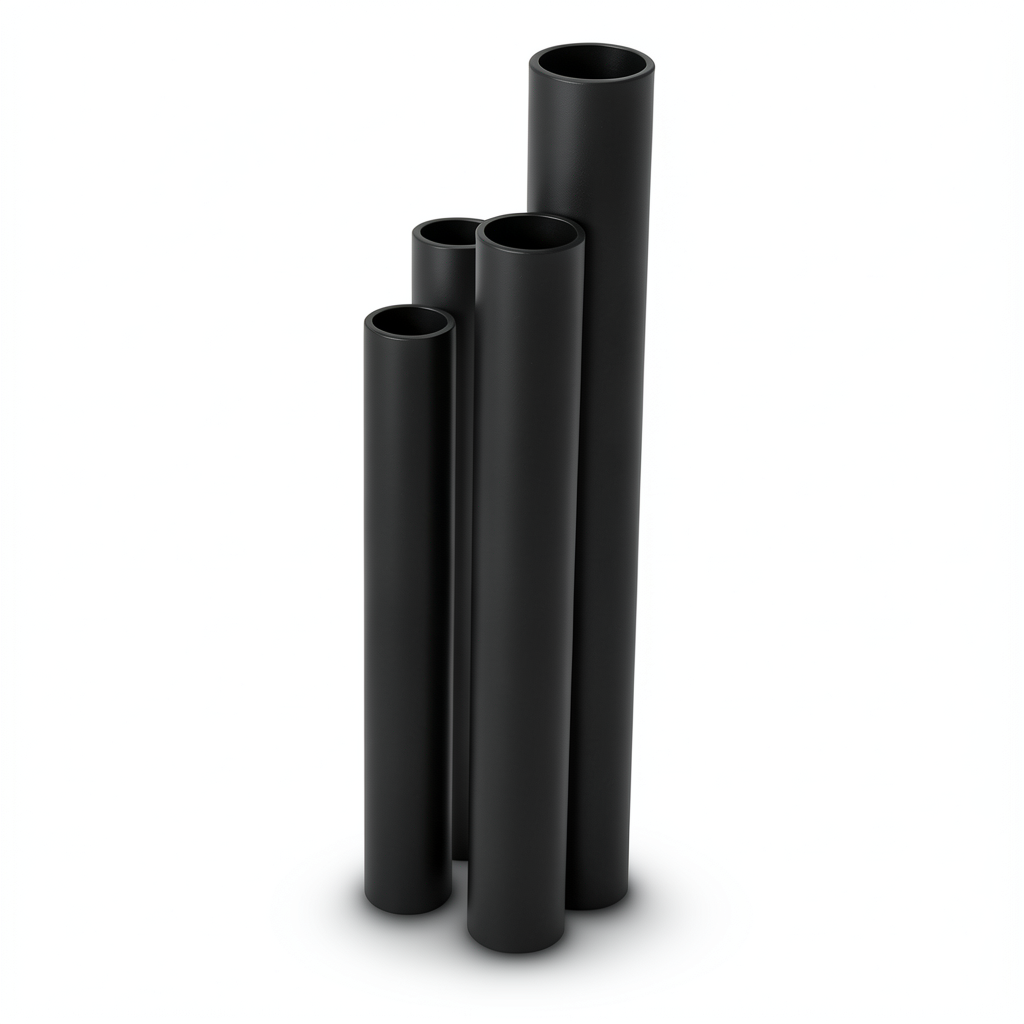 HDPE Pipes SDR17 Outside Diameter 63 mm Thickness 3.8 mm Black