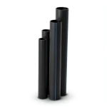 HDPE Pipes SDR17 Outside Diameter 180 mm Thickness 10.7 mm Black