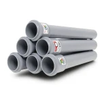 أنابيب UPVC ضغط PN 10 بار مقاس 450 مم سمك 21.5 مم لون رمادي | سابكو