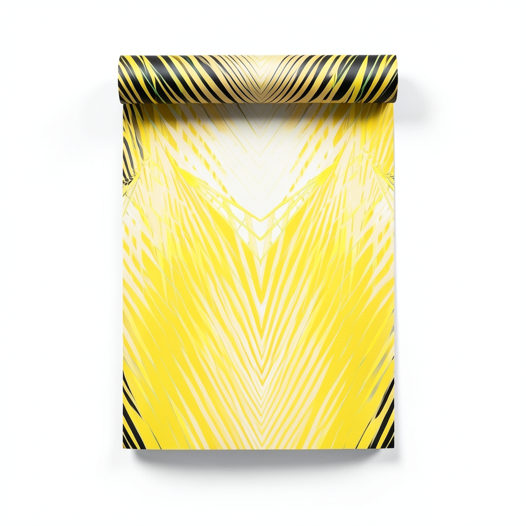 Italian Wallpaper Patterned Design Yellow Color, Size 10m x 0.70m, Model rc17002