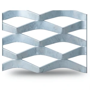 Galvanized Steel Expanded Metal Mesh Thickness 1.5 mm Width 2.44 m Length 3 m