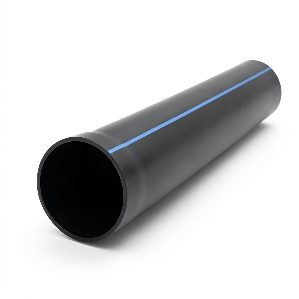 أنابيب HDPE SDR17 قطر خارجي 450 مم سمك 26.7 مم لون أسود