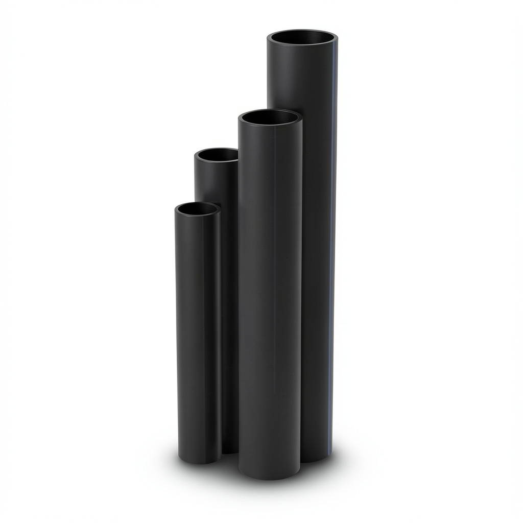 أنابيب HDPE SDR17 قطر خارجي 560 مم سمك 33.2 مم لون أسود