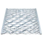Galvanized Steel Expanded Metal Mesh Thickness 1.5 mm Width 2.44 M Length 5 M