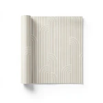Italian Geometric Wallpaper 10m x 0.70m Beige, Model Z76034