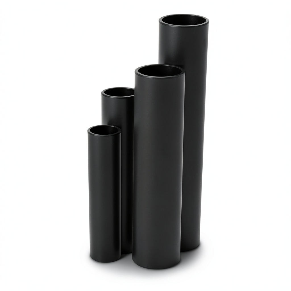 HDPE Pipes SDR17 Outside Diameter 710 mm Thickness 42.1 mm Black