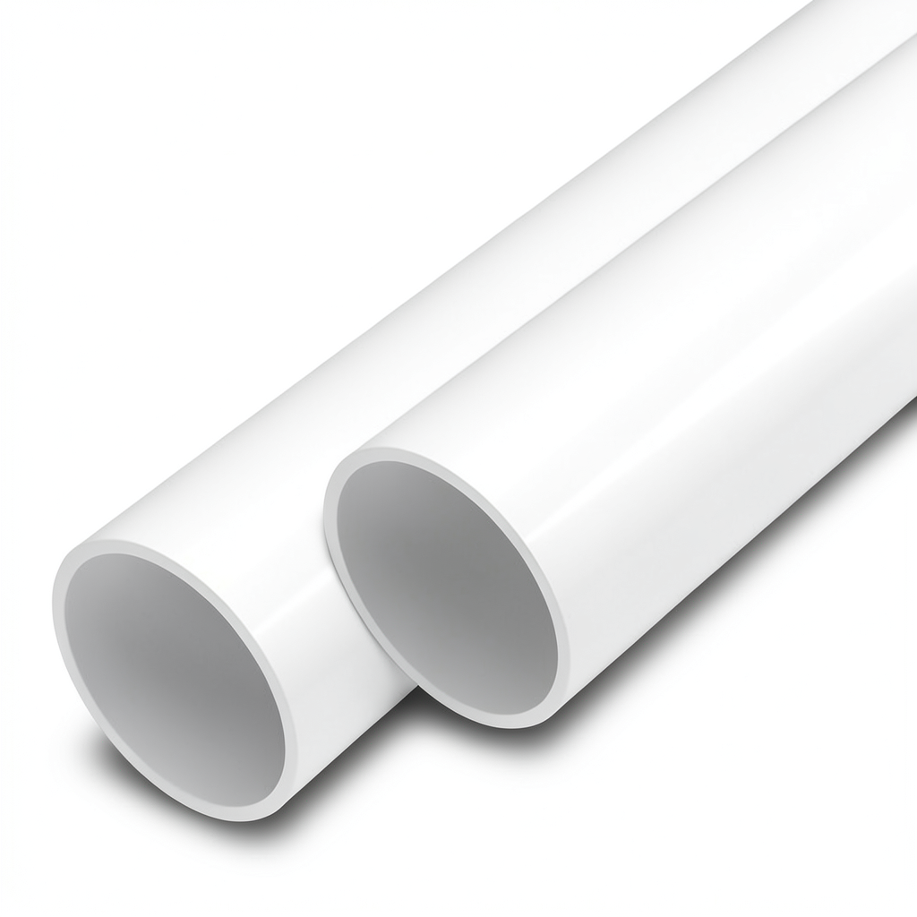 مواسير UPVC ضغط اسمي 6 بار قطر خارجي 225 مم سمك 5.5 مم لون أبيض