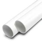 مواسير UPVC ضغط اسمي 6 بار قطر خارجي 250 مم سمك 6.2 مم لون أبيض
