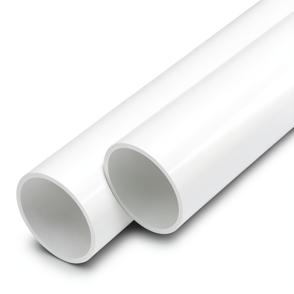 مواسير UPVC ضغط اسمي 6 بار قطر خارجي 280 مم سمك 6.9 مم لون أبيض