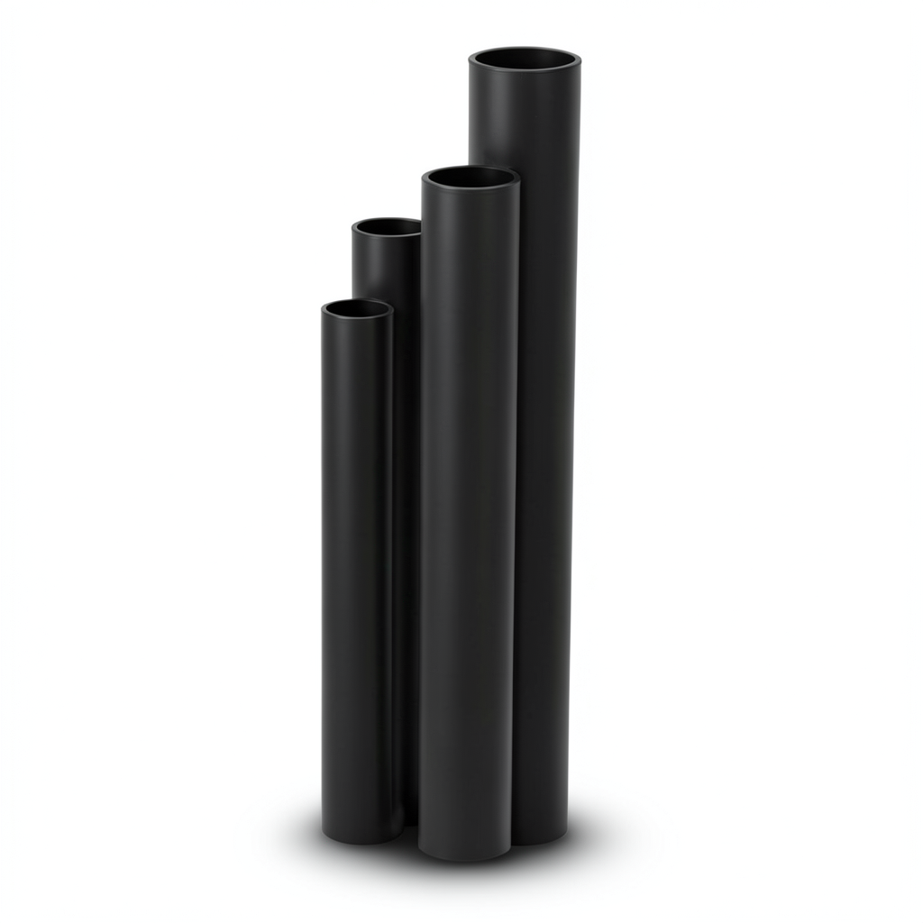 أنابيب HDPE SDR17 قطر خارجي 50 مم سمك 3.0 مم لون أسود