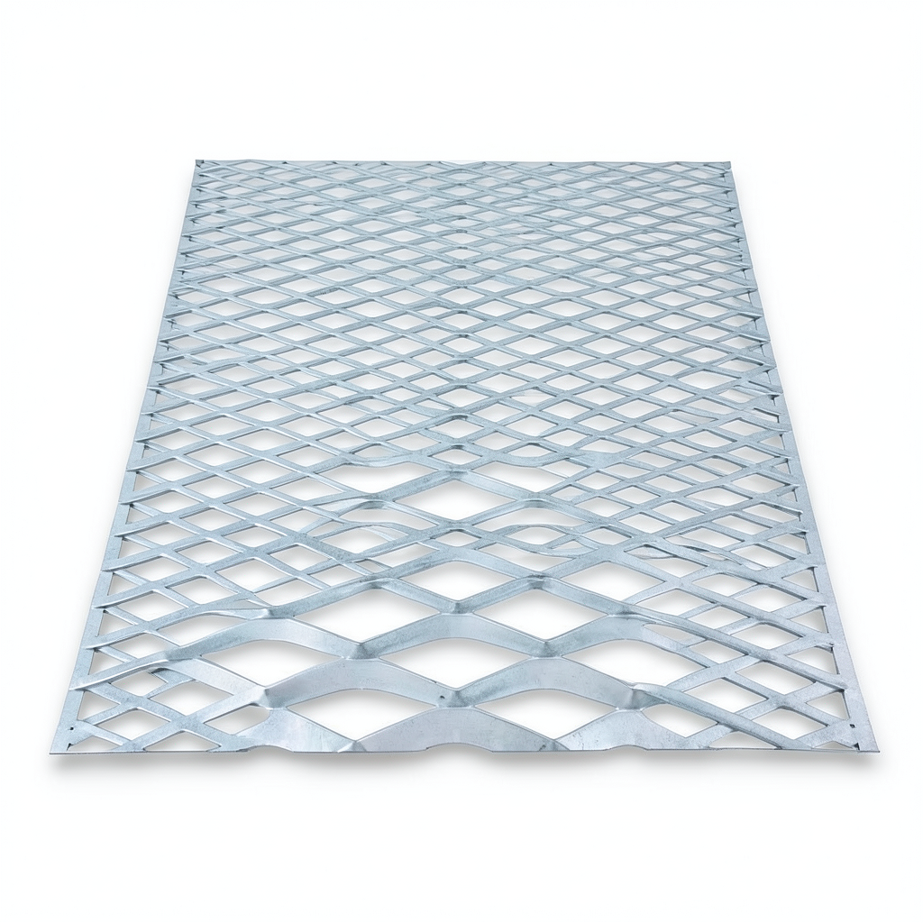 Galvanized Steel Expanded Metal Mesh Thickness 1.4 mm Width 2.44 M Length 5 M