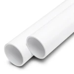 مواسير UPVC ضغط اسمي 6 بار قطر خارجي 90 مم سمك 2.8 مم لون أبيض