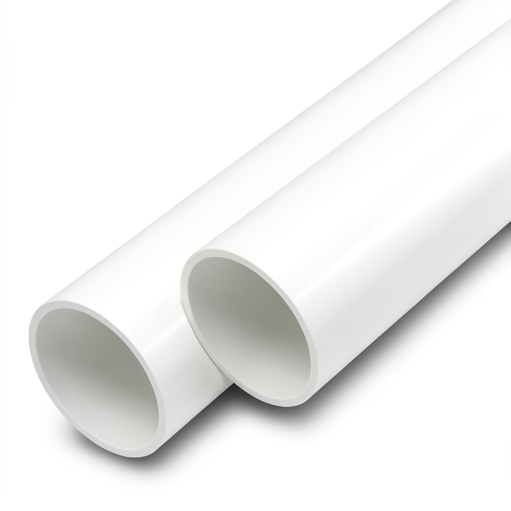 UPVC Pipes National Schedule 40 Size 4 Inch Thickness 6.02 mm White