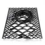 Hot Rolled Black Steel Expanded Metal Mesh Thickness 6 mm Width 1.22 m Length 7 m