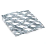 Galvanized Steel Expanded Metal Mesh Thickness 1.5 mm Width 2.44 M Length 7 meter