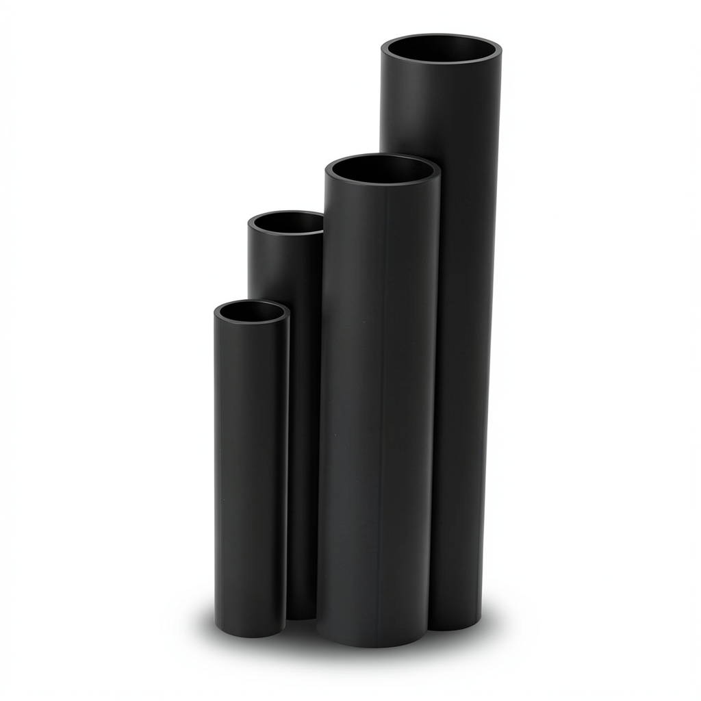 أنابيب HDPE SDR17 قطر خارجي 63 مم سمك 3.8 مم لون أسود