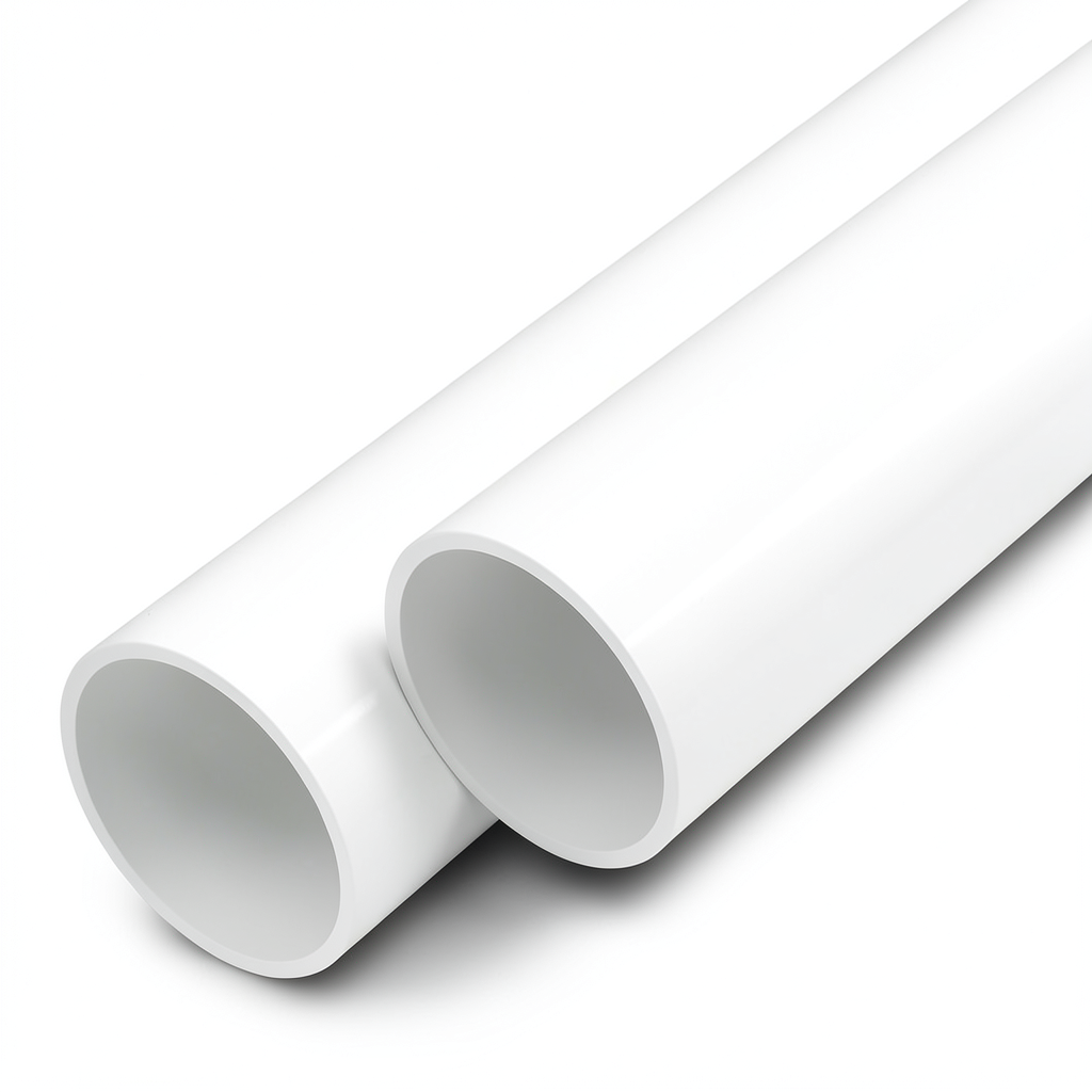 مواسير UPVC ضغط 8 بار قطر خارجي 110 مم سمك 3.4 مم لون أبيض
