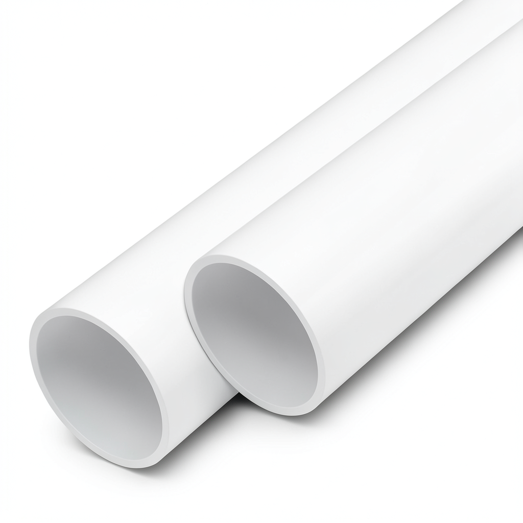 مواسير UPVC ضغط اسمي 6 بار قطر خارجي 400 مم سمك 9.8 مم لون أبيض