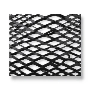 Hot Rolled Black Steel Expanded Metal Mesh Thickness 1.2 mm Width 2.44 m Length 1 m