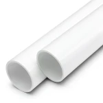 مواسير UPVC ضغط 8 بار قطر خارجي 125 مم سمك 3.9 مم لون أبيض