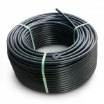 لفة أنابيب بلاستيك HDPE ضغط  15.6 بار [PE 100] قطر خارجي 32 مم  SDR 9  لون اسود | مصنع المنى