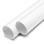 مواسير UPVC الوطني ضغط 8 بار قطر خارجي 140 مم سمك 4.3 مم لون أبيض