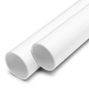 مواسير UPVC الوطني ضغط 8 بار قطر خارجي 140 مم سمك 4.3 مم لون أبيض