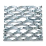 Galvanized Steel Expanded Metal Mesh Thickness 1.5 mm Width 2.44 M Length 1 M