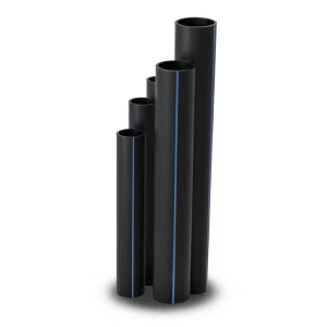 أنابيب HDPE SDR17 قطر خارجي 125 مم سمك 7.4 مم لون أسود