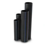 HDPE Pipes SDR17 Outside Diameter 140 mm Thickness 8.3 mm Black