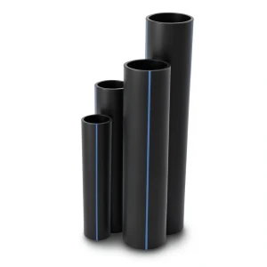 أنابيب HDPE SDR17 قطر خارجي 140 مم سمك 8.3 مم لون أسود