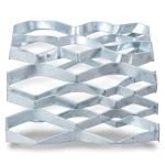 Galvanized Steel Expanded Metal Mesh Thickness 1.5 mm Width 2.44 m Length 2 m