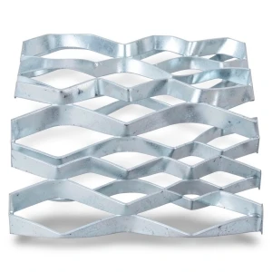Galvanized Steel Expanded Metal Mesh Thickness 1.5 mm Width 2.44 m Length 2 m
