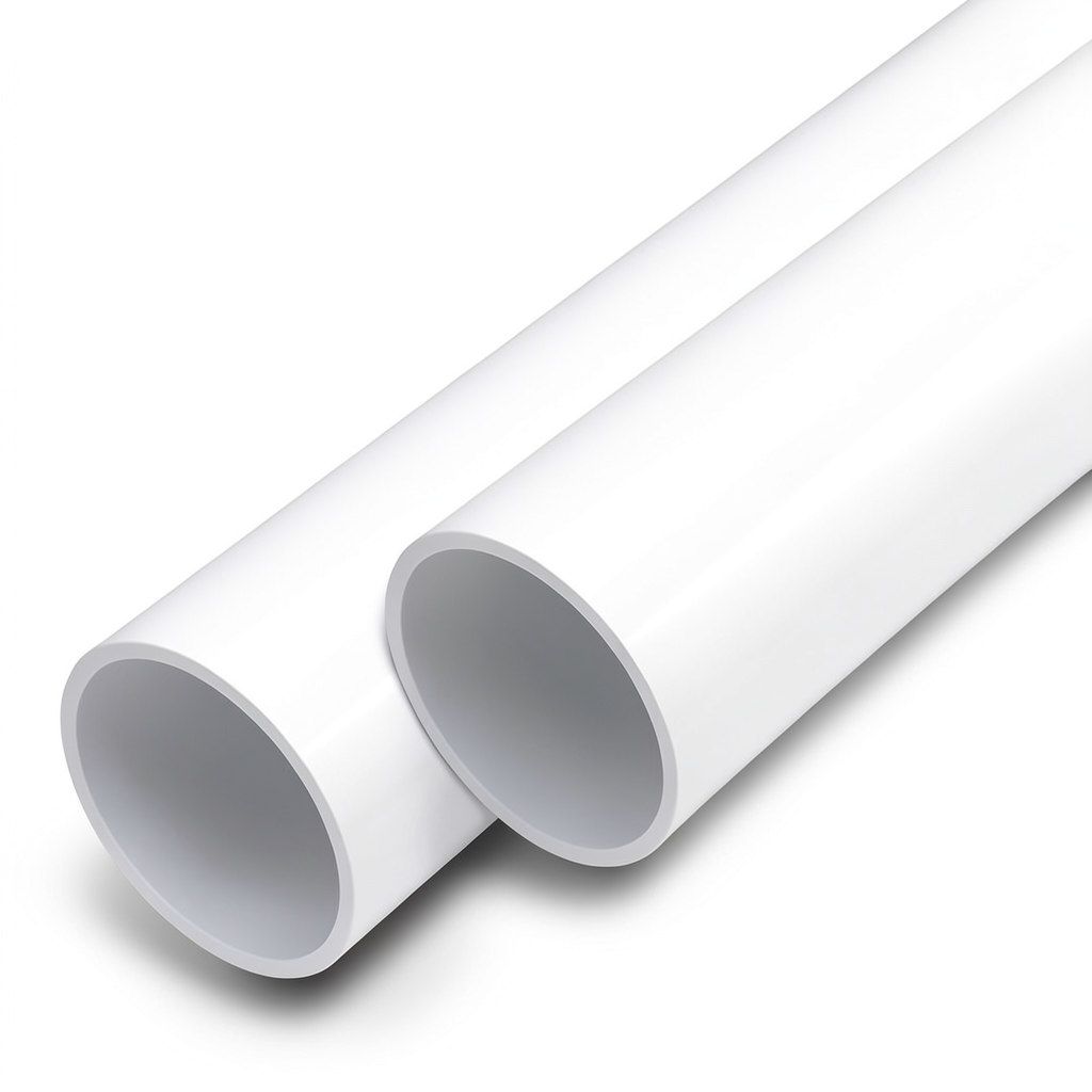 مواسير UPVC ضغط 8 بار قطر خارجي 180 مم سمك 5.5 مم لون أبيض