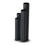 HDPE Pipes SDR17 Outside Diameter 160 mm Thickness 9.5 mm Black