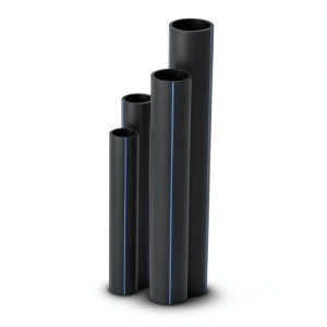 أنابيب HDPE SDR17 قطر خارجي 160 مم سمك 9.5 مم لون أسود