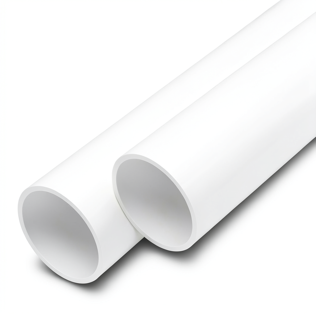 مواسير UPVC ضغط اسمي 8 بار قطر 40 مم سمك 1.6 مم لون أبيض
