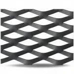 Hot Rolled (Black) Steel Expanded Metal Mesh  [Watad] Thickness 1.5 mm Width 1.22 meter Length 2 meter | Bait Al Tatawor Company