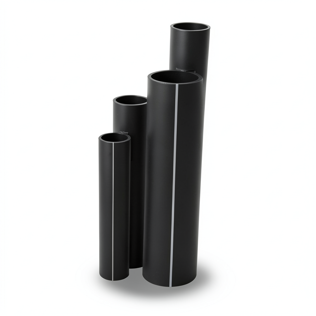 HDPE Pipes SDR17 Outside Diameter 355 mm Thickness 21.1 mm Black