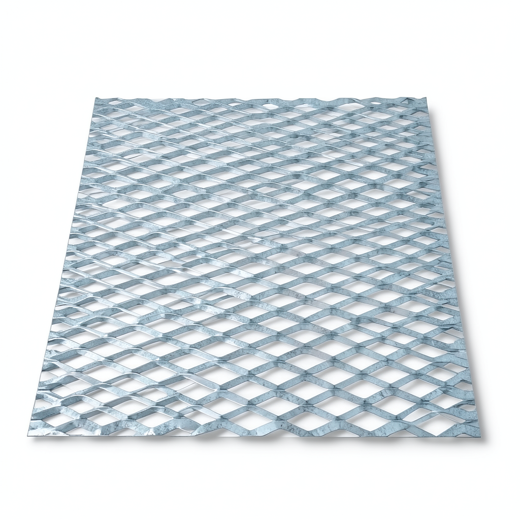 Galvanized Steel Expanded Metal Mesh Thickness 1.5 mm Width 2.44 m Length 6 m